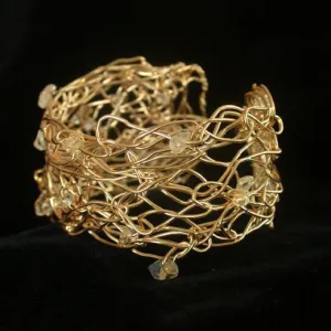 Vermeil Filigree Cuff