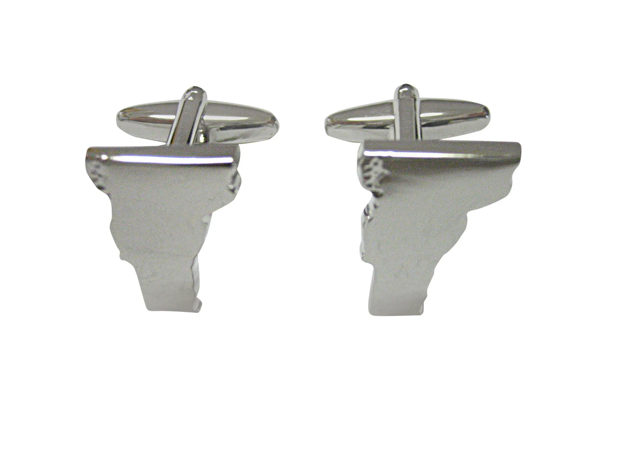 Vermont State Map Shape Cufflinks