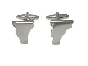 Vermont State Map Shape Cufflinks