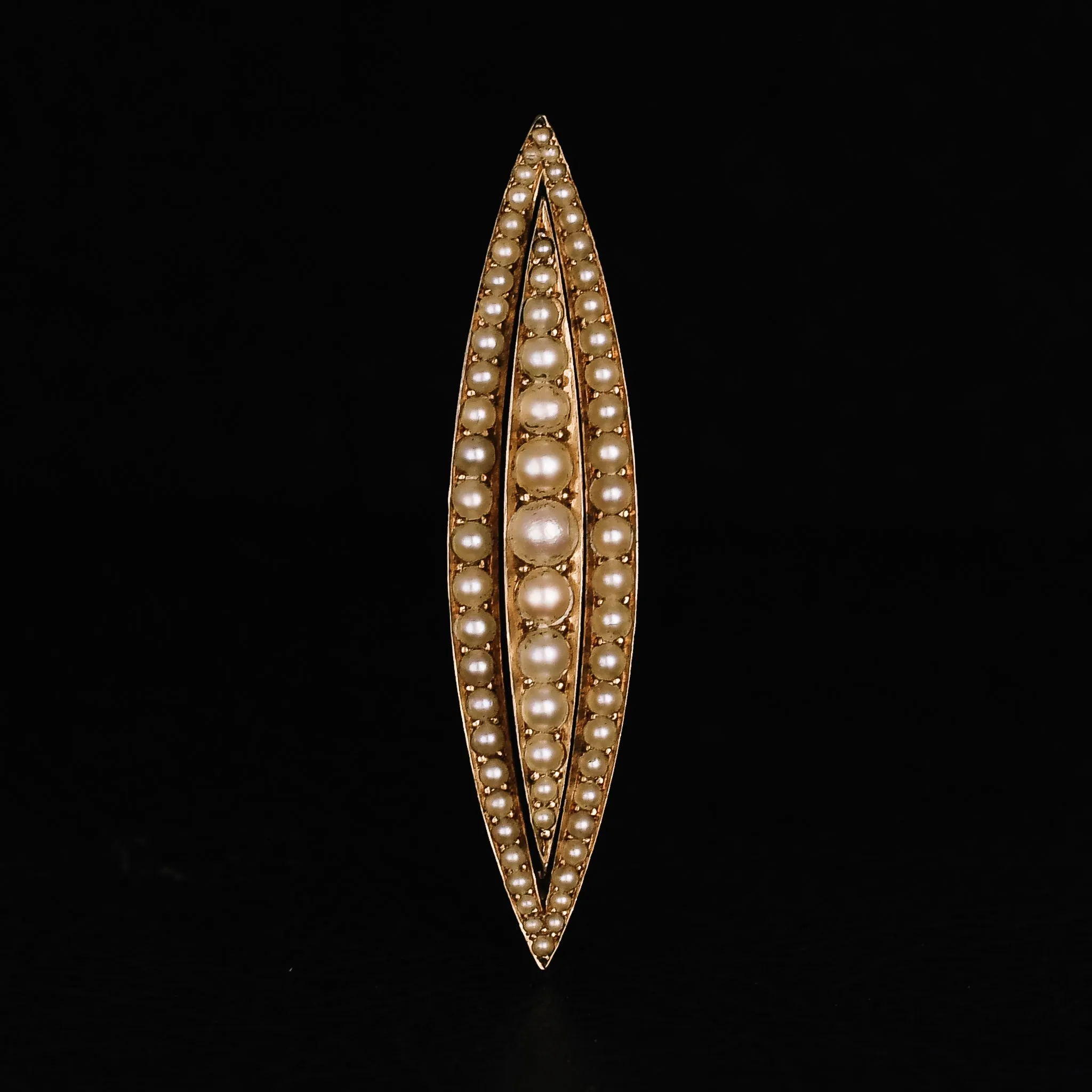 Victorian Pearl Fertility Brooch