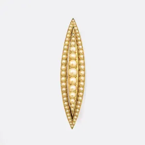 Victorian Pearl Fertility Brooch