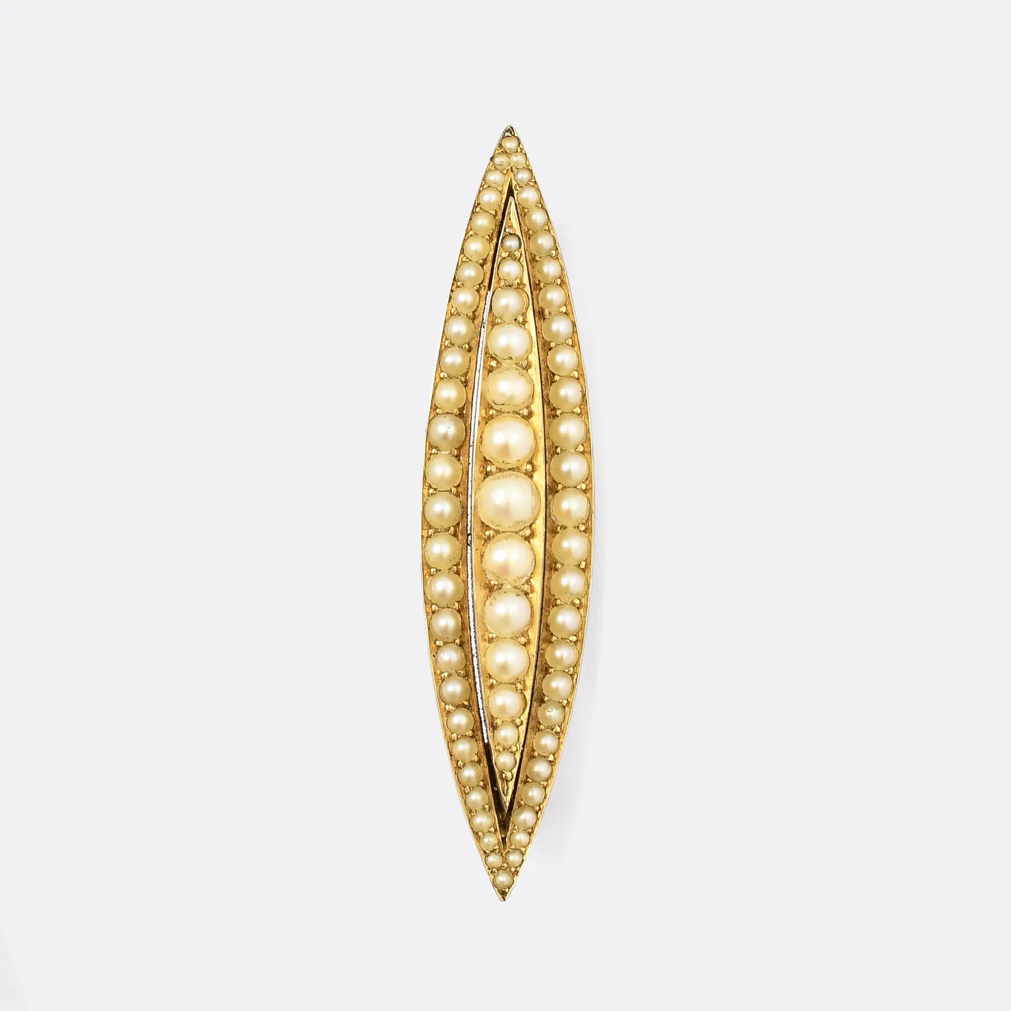 Victorian Pearl Fertility Brooch