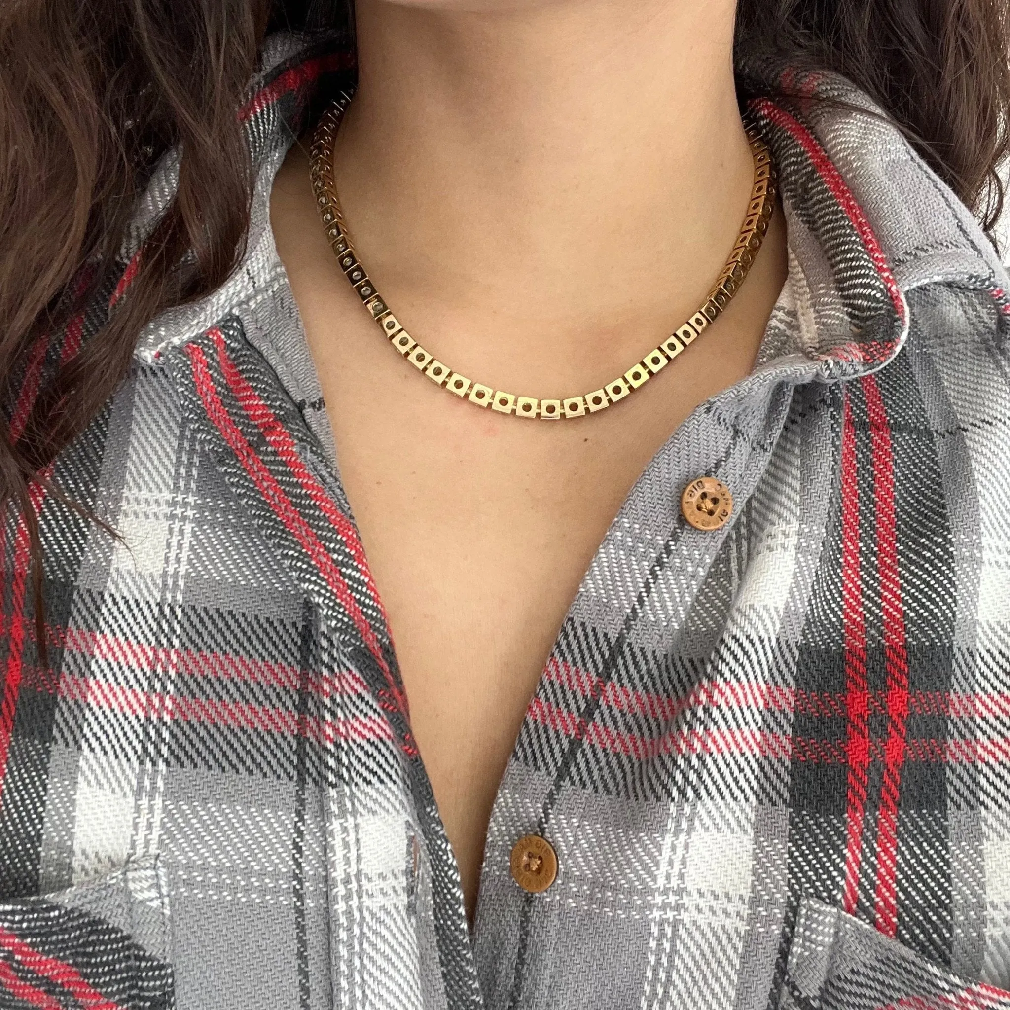 Vintage Cube Necklace, by Dinh Van