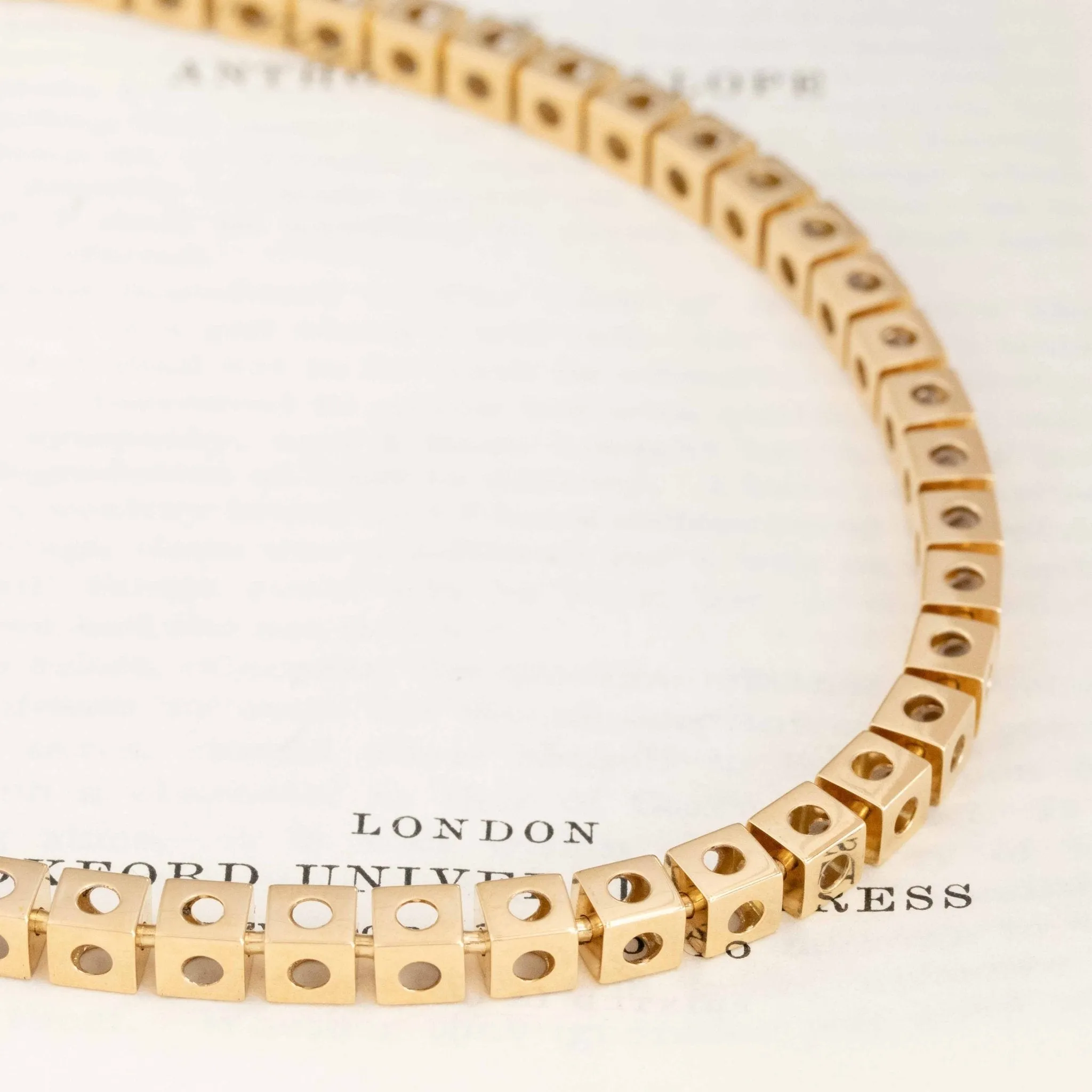Vintage Cube Necklace, by Dinh Van