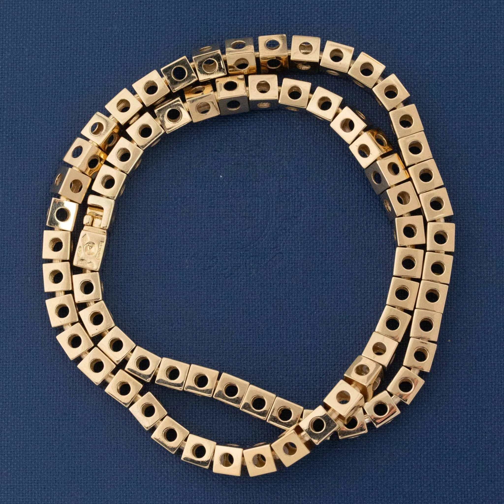 Vintage Cube Necklace, by Dinh Van