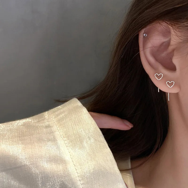 Vintage Hoop Earring For Woman Party Wedding Pendant Jewelry