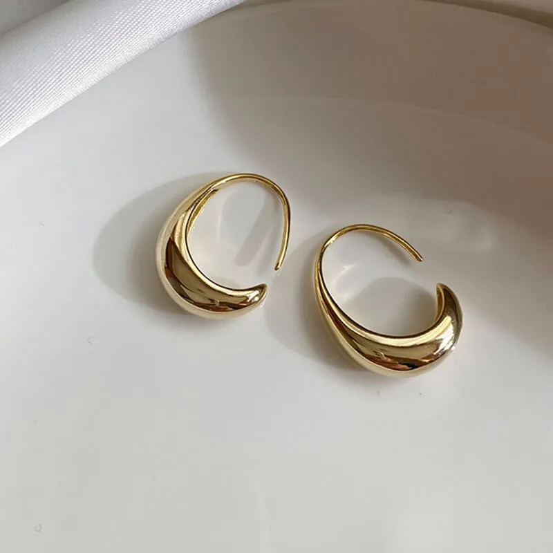 Vintage Hoop Earring For Woman Party Wedding Pendant Jewelry