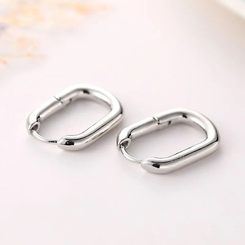 Vintage Hoop Earring For Woman Party Wedding Pendant Jewelry