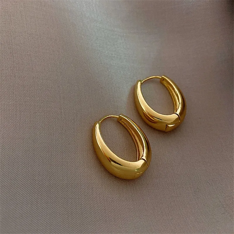 Vintage Hoop Earring For Woman Party Wedding Pendant Jewelry