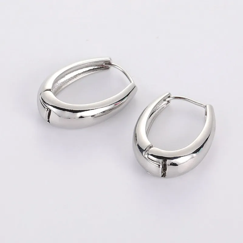 Vintage Hoop Earring For Woman Party Wedding Pendant Jewelry