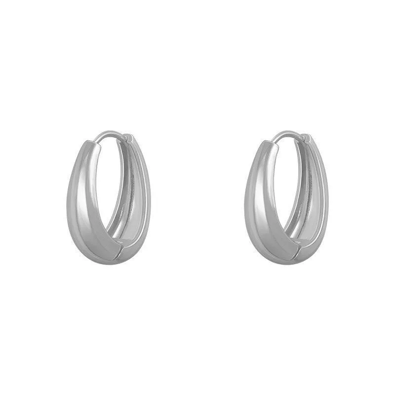 Vintage Hoop Earring For Woman Party Wedding Pendant Jewelry