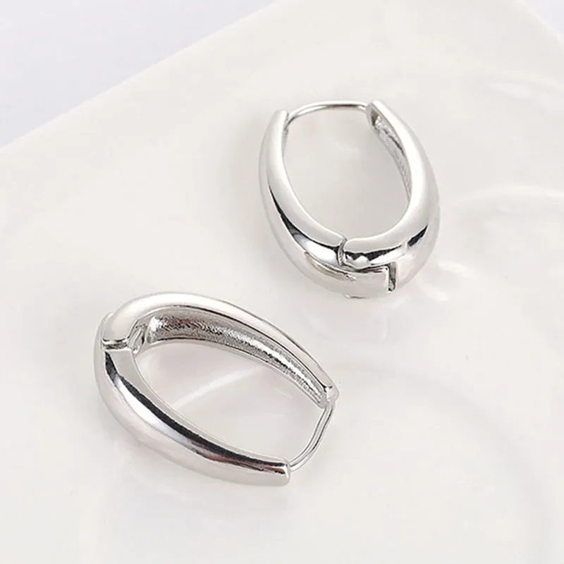Vintage Hoop Earring For Woman Party Wedding Pendant Jewelry