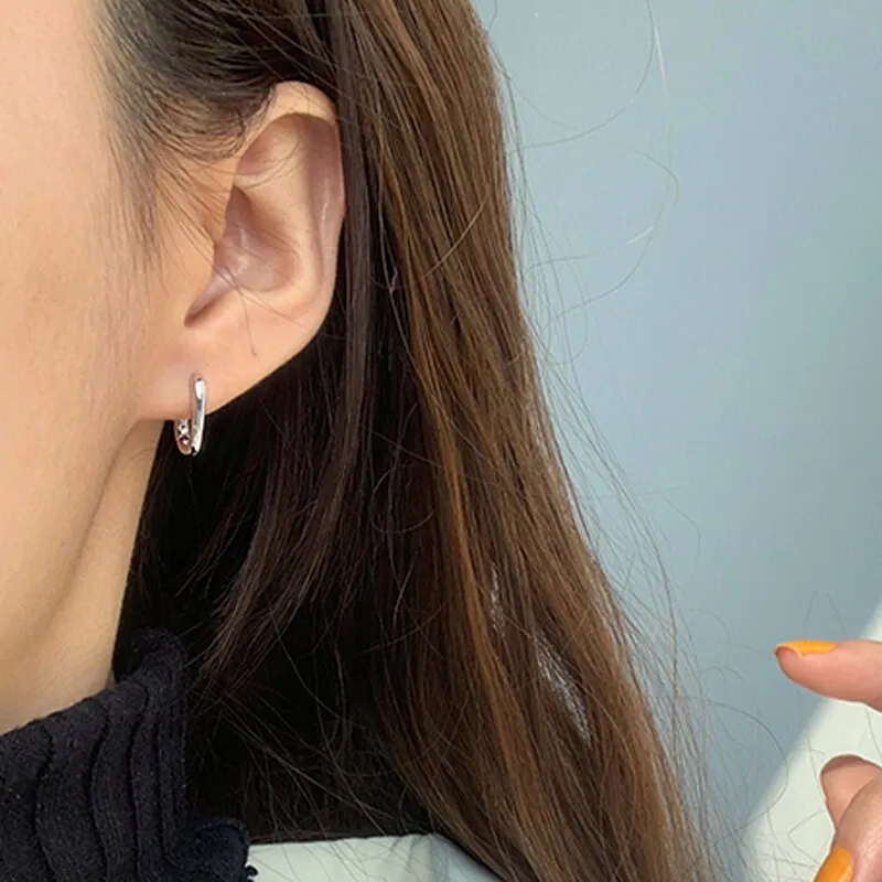 Vintage Hoop Earring For Woman Party Wedding Pendant Jewelry