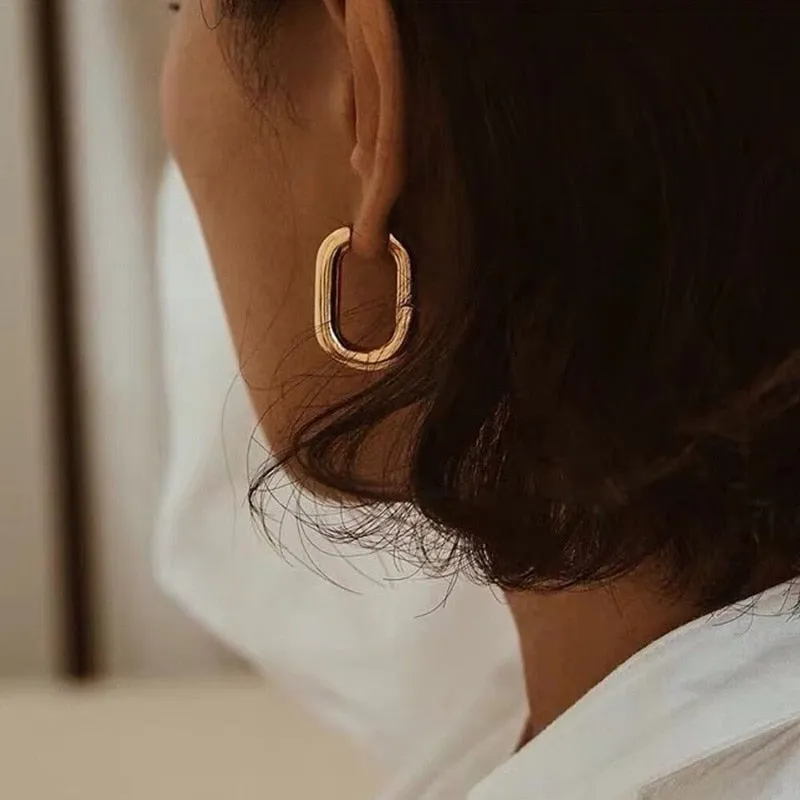 Vintage Hoop Earring For Woman Party Wedding Pendant Jewelry
