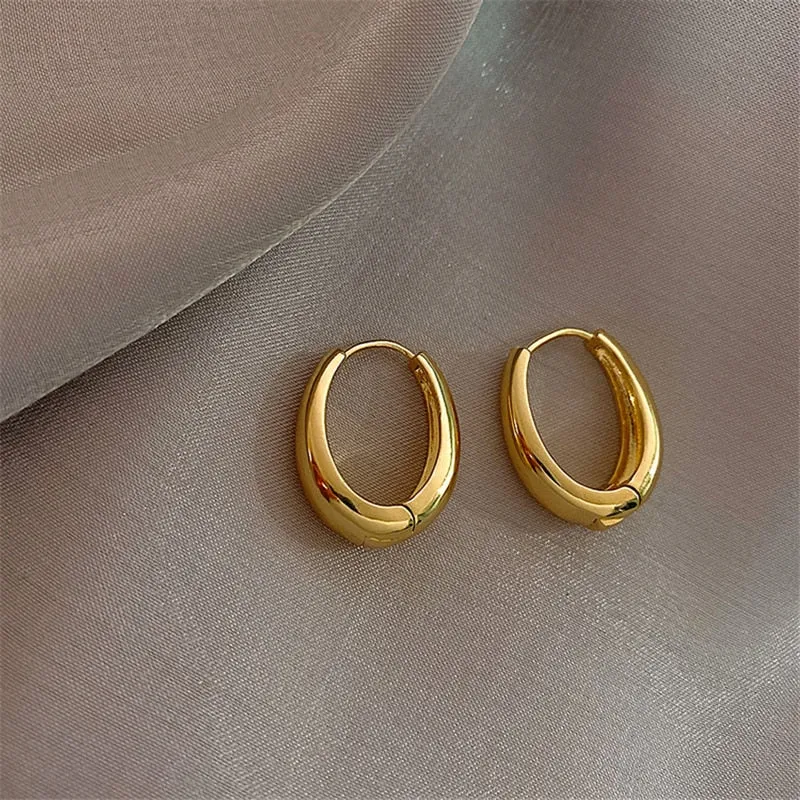 Vintage Hoop Earring For Woman Party Wedding Pendant Jewelry