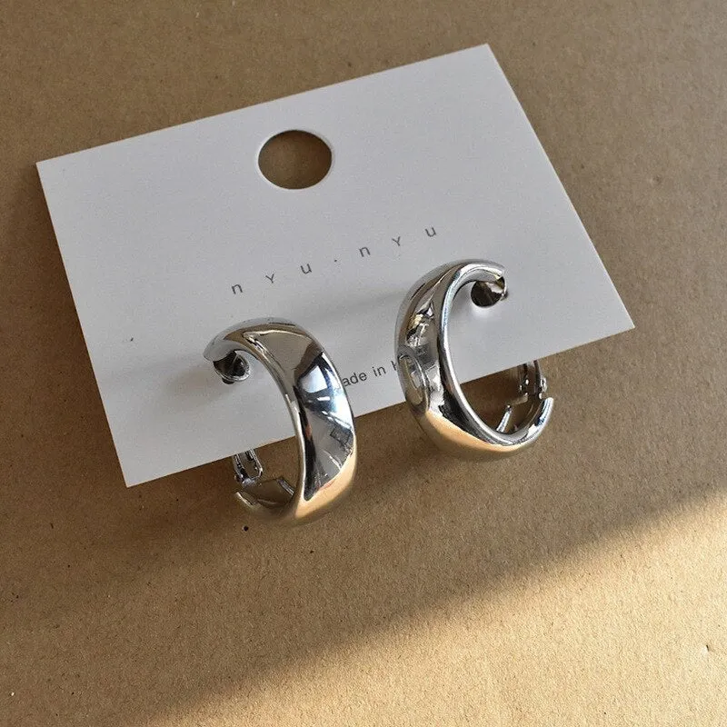 Vintage Hoop Earring For Woman Party Wedding Pendant Jewelry