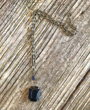 Vintage Style Crystal Pendant Necklace