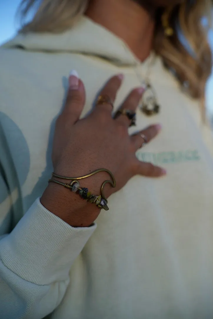 Wavey Bracelet Bronze (Gold Color)