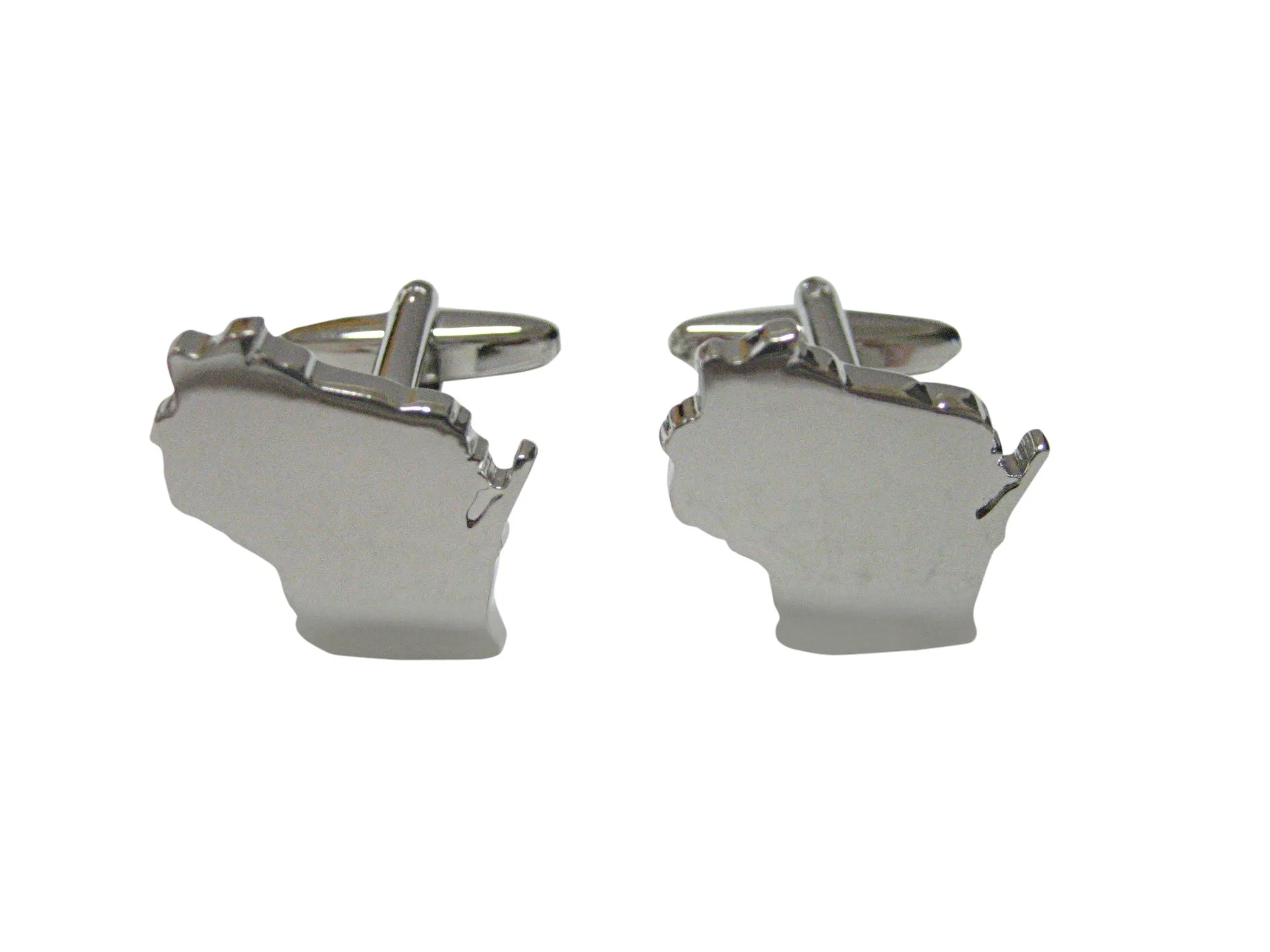 Wisconsin State Map Shape Cufflinks