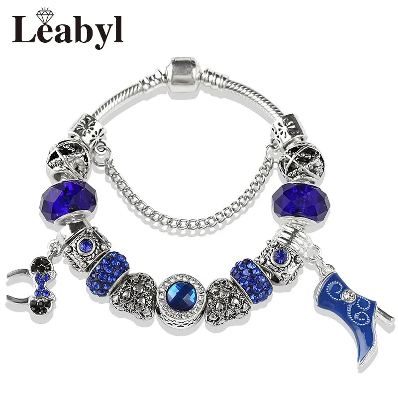 Women's Crystal Bead Charm Bracelets