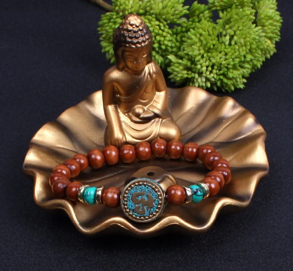 Wood Bead Elastic Bracelet