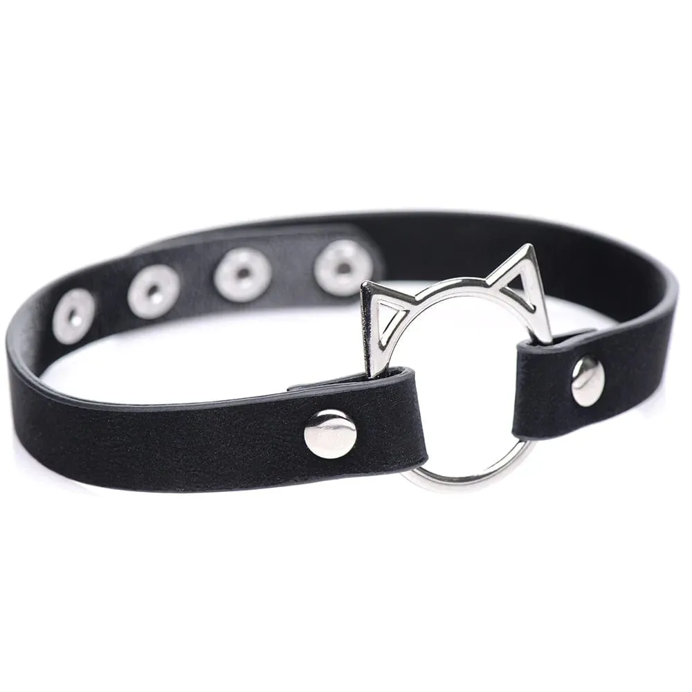 XR Brands Master Series Kinky Kitty Slim Chokers
