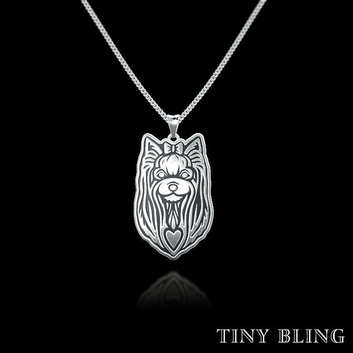 Yorkshire Terrier Breed Jewelry Necklace