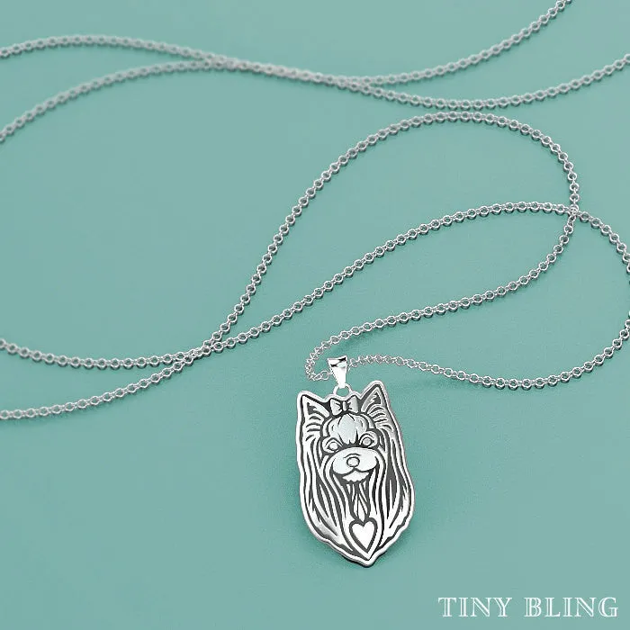 Yorkshire Terrier Breed Jewelry Necklace